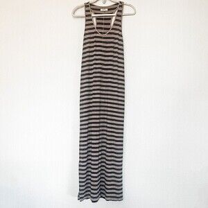 Madewell Striped Racerback Maxi Tank Dress